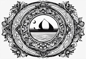 Segundo sol minimalista 
nando reis tattoo idea