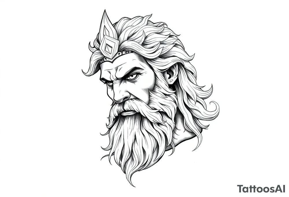 GREEK GOD tattoo idea