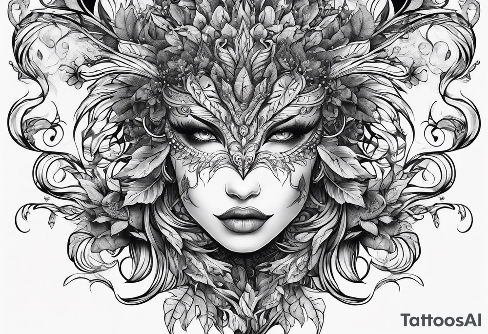 Leaf creature tattoo idea