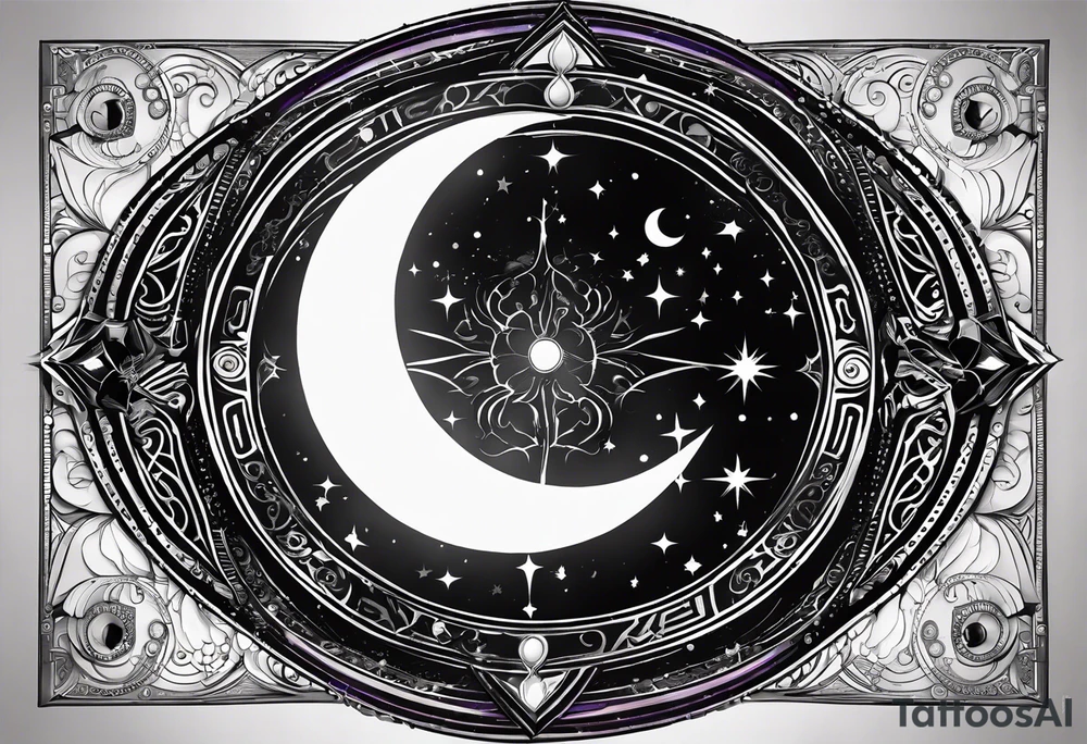 Astrology, Gemini, Natal Chart, angelic, soul mates, vision, planetary, ying yang, the moon, third eye, mystical
armband tattoo idea
