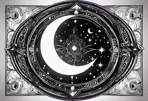 Astrology, Gemini, Natal Chart, angelic, soul mates, vision, planetary, ying yang, the moon, third eye, mystical
armband tattoo idea