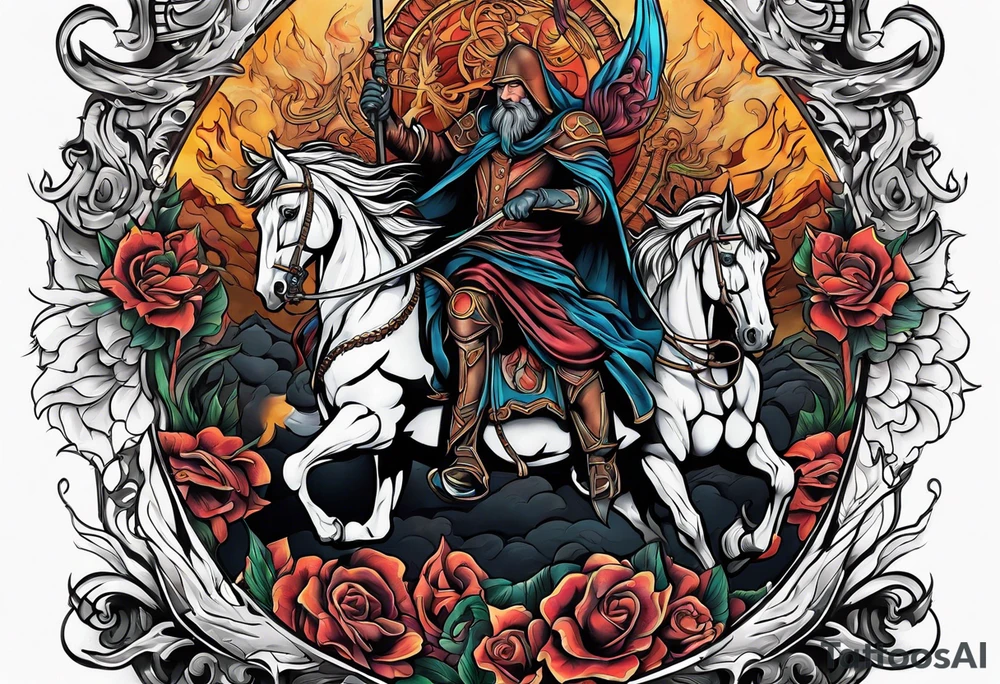 Four horsemen tattoo idea