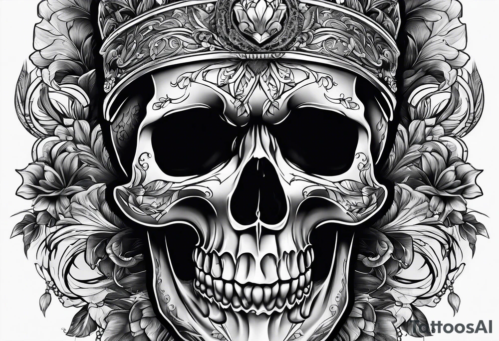 skull tattoo idea
