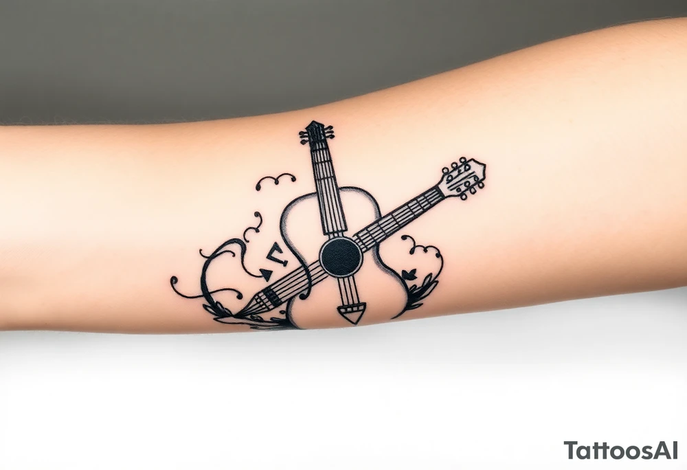 music tattoo idea