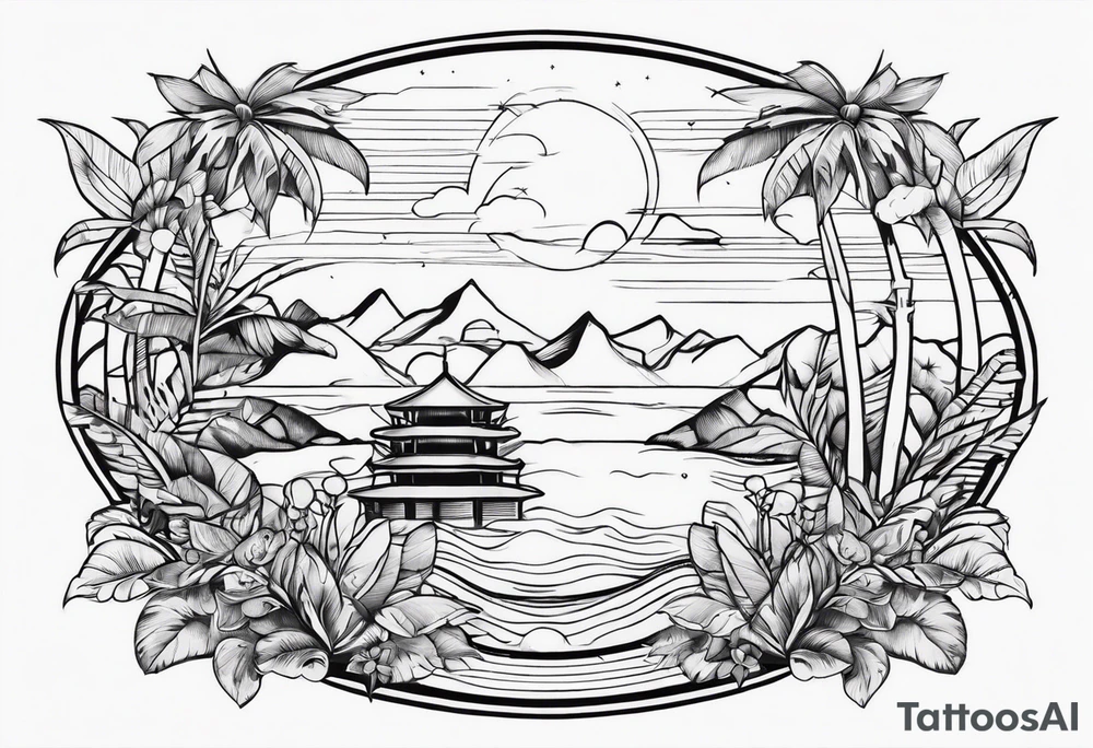 vacation tattoo idea