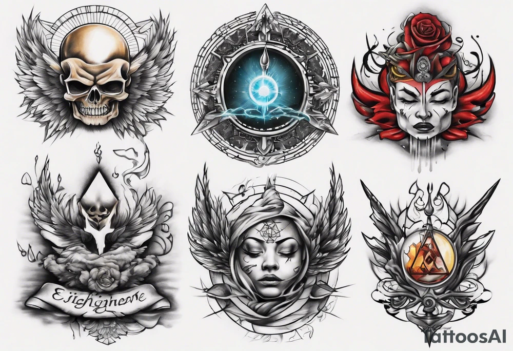 Enlightenment Vs discipline tattoo idea