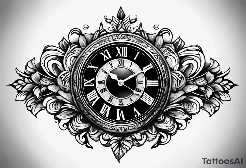 Taschenuhr tattoo idea