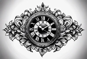 Taschenuhr tattoo idea