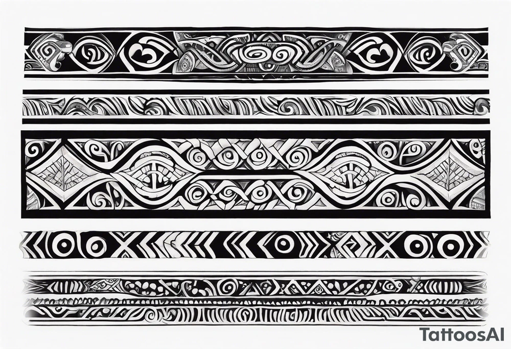maori band for around an arm tattoo idea