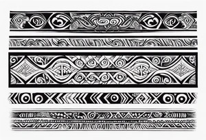 maori band for around an arm tattoo idea