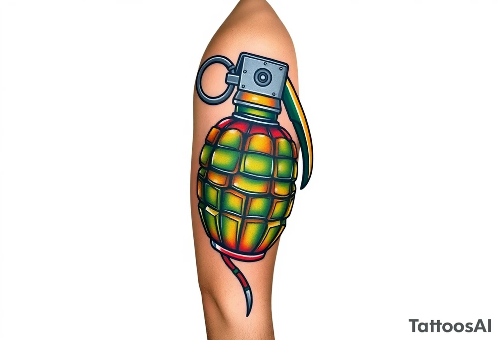Pepper grenade tattoo idea