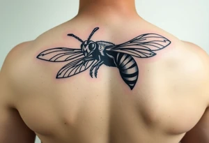 Fierce Hornet flying tattoo idea
