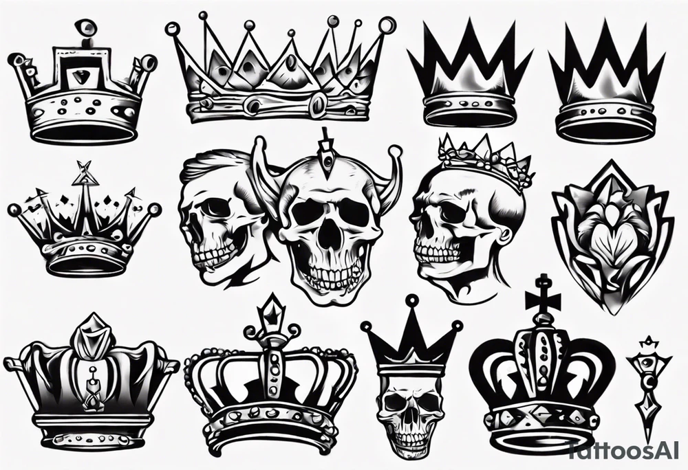 crown tattoo idea