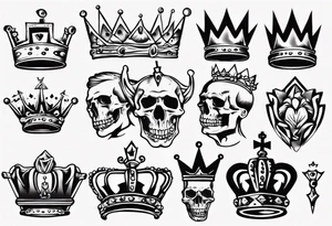 crown tattoo idea