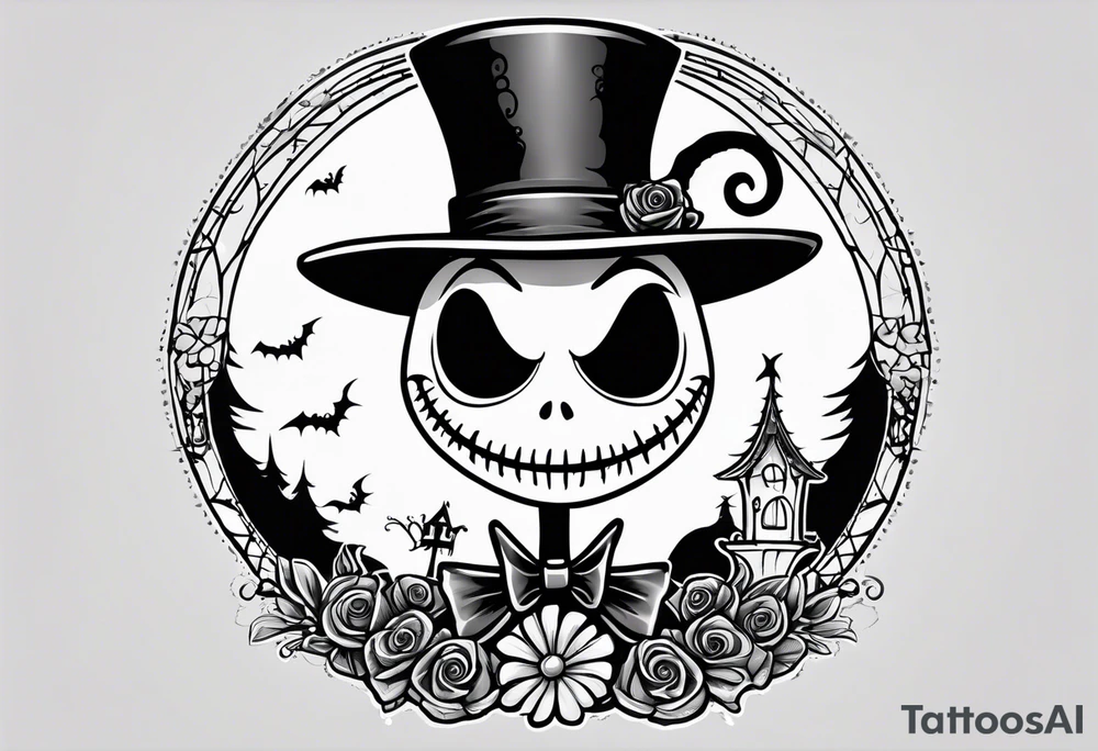 Nightmare before christmas, Dr finklestien chibi tattoo idea