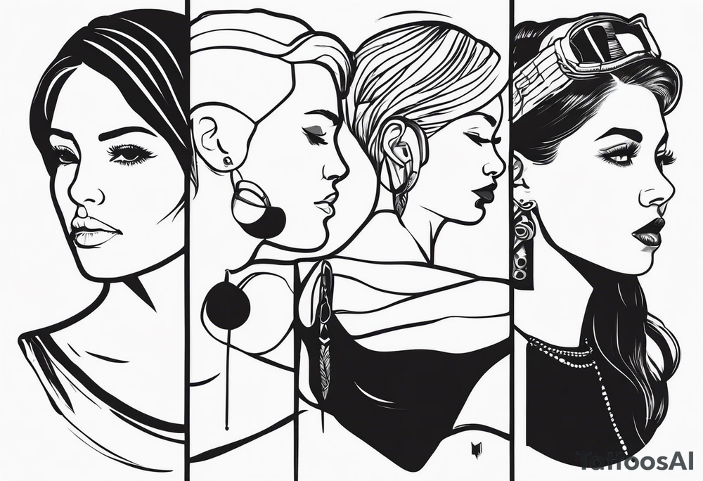 Deafness people tattoo idea