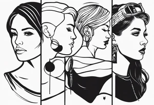 Deafness people tattoo idea