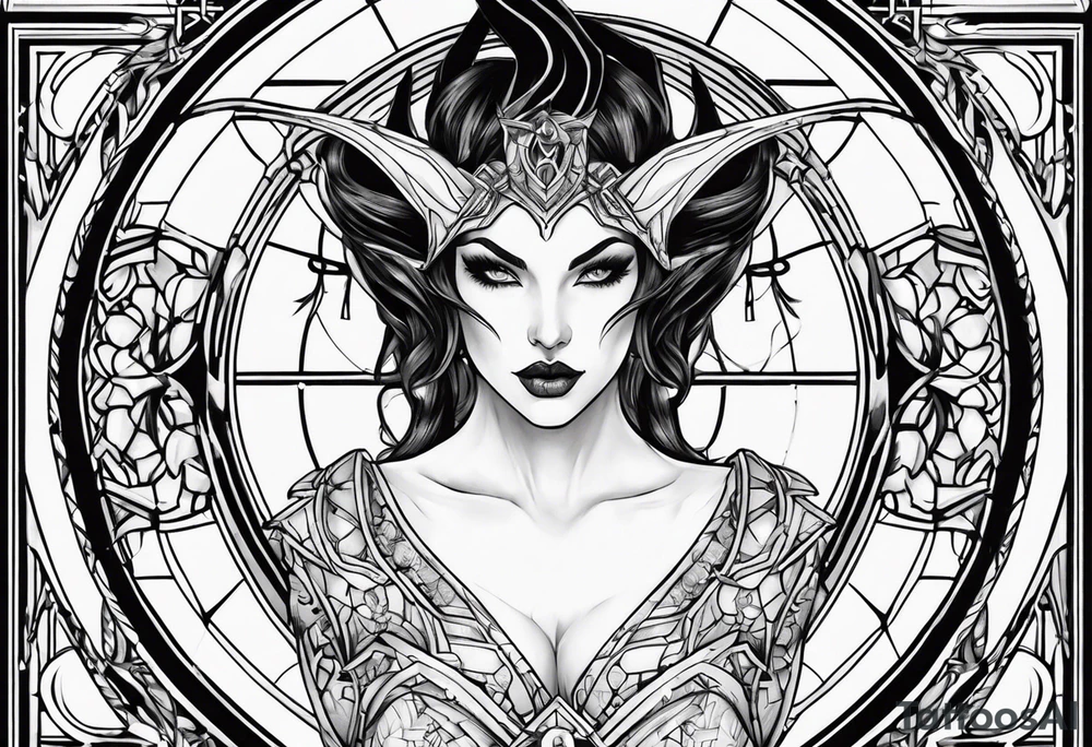 Succubus tattoo idea