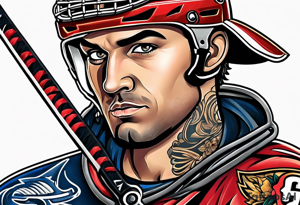 hockey tattoo tattoo idea