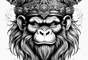 Monkey king tattoo idea