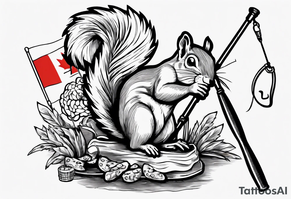 Fishing pole
1946
Apple fritter
Squirrel
Canadian flag tattoo idea