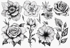 Big Flower tattoo tattoo idea