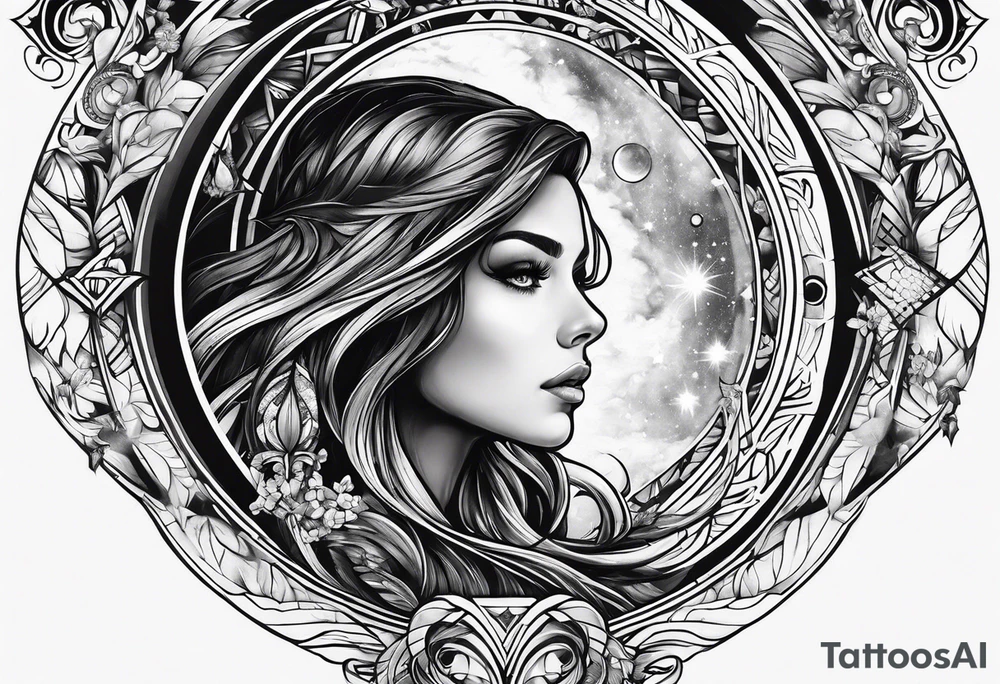andromeda galaxy tattoo idea