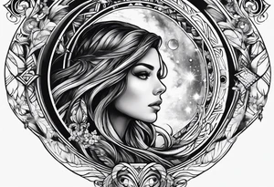 andromeda galaxy tattoo idea