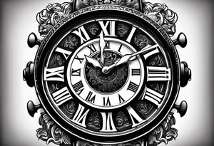 watch dial date "Apr 20" tattoo idea