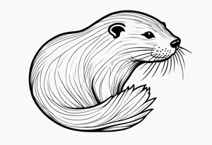 otter tattoo idea