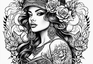 Psychedelic tattoo idea