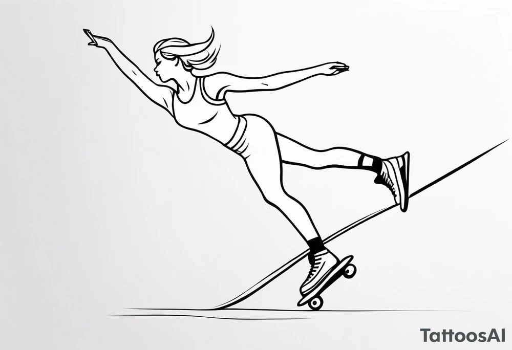 figureskater tattoo idea