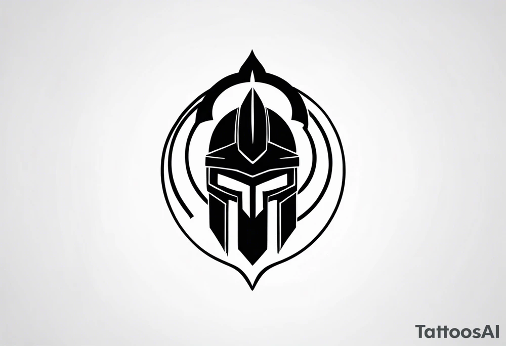 Ancient spartan symbol tattoo tattoo idea