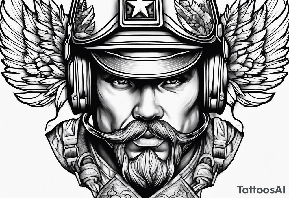 Military themed sleeve tattoo idea