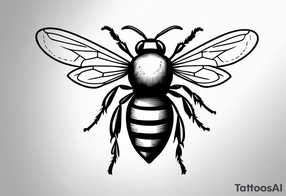 bumble bee tattoo idea