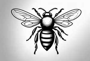 bumble bee tattoo idea