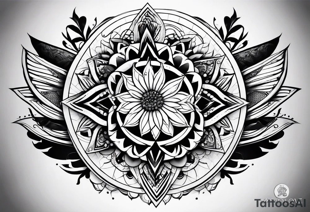 God is love tattoo idea