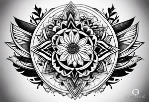 God is love tattoo idea