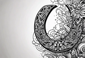 Horseshoe and mud tracks tattoo idea