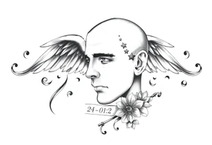 Memorial brother Dennis 24-01-12 tattoo idea