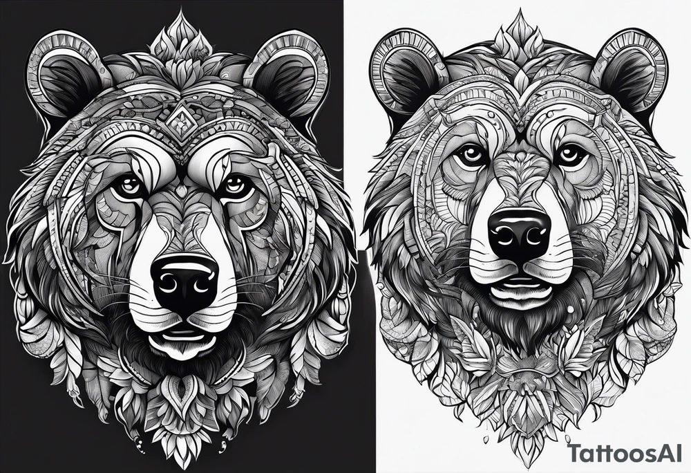 urso com fome tattoo idea