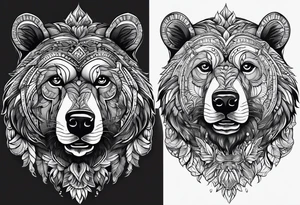 urso com fome tattoo idea