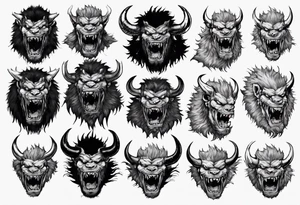 Zodd the beast in berserk tattoo idea