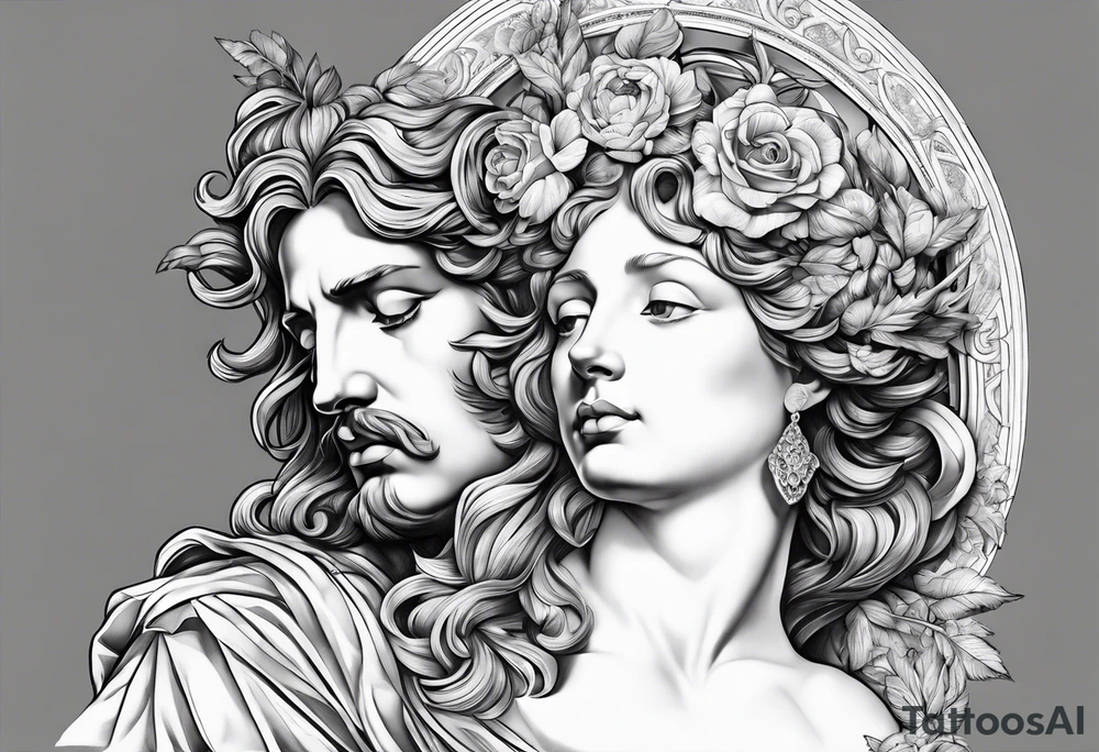 esculture of Bernini tattoo idea