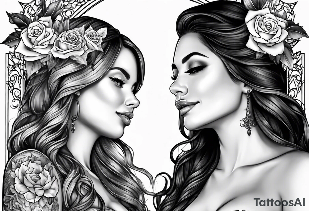 mother daughter tattoo idea