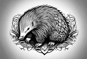 echidna tattoo idea