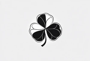 four-leaf clover tattoo idea