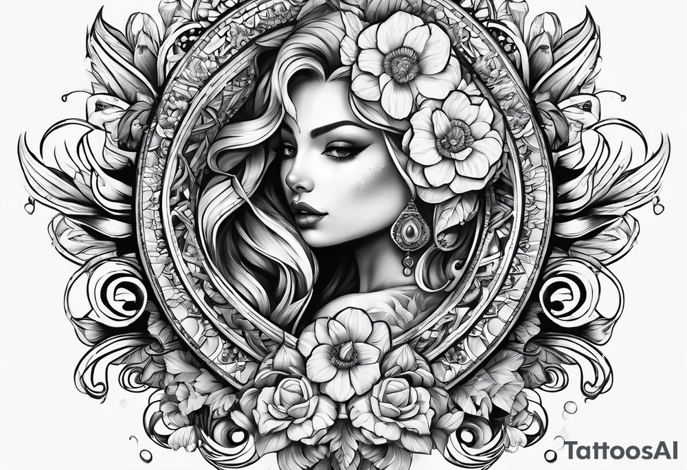Hipopótamo alado tattoo idea