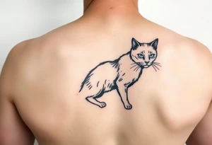 Black Cat tattoo idea