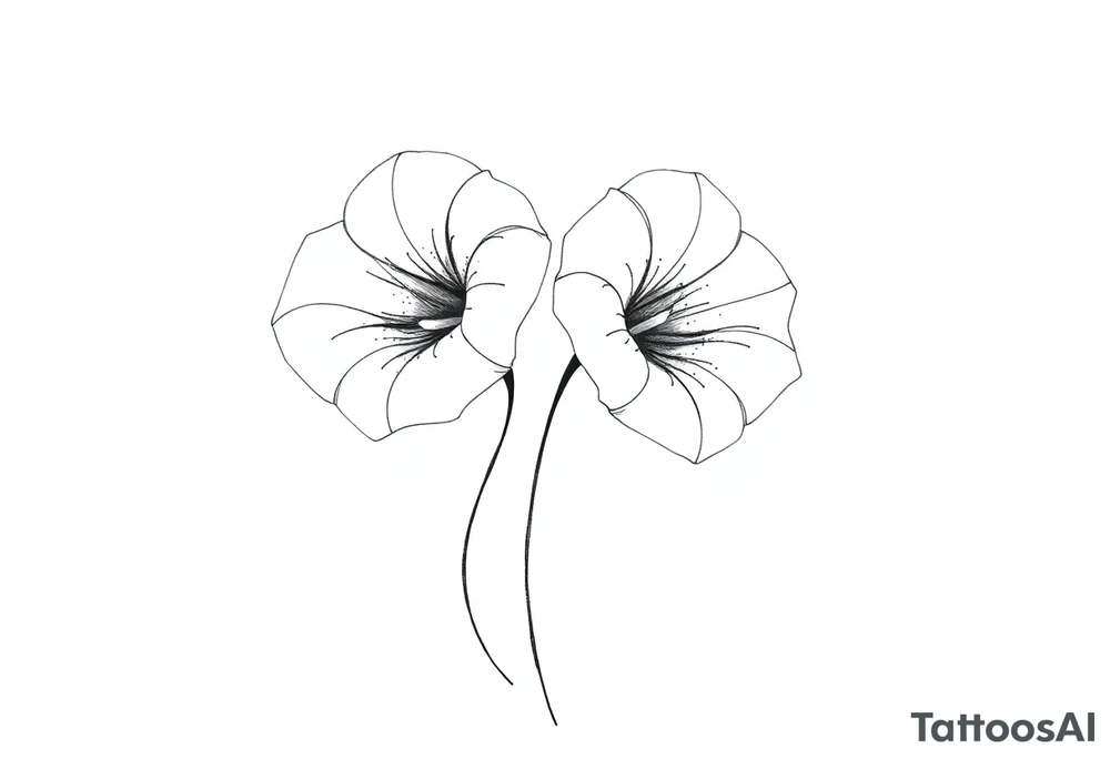 Morning glories tattoo idea